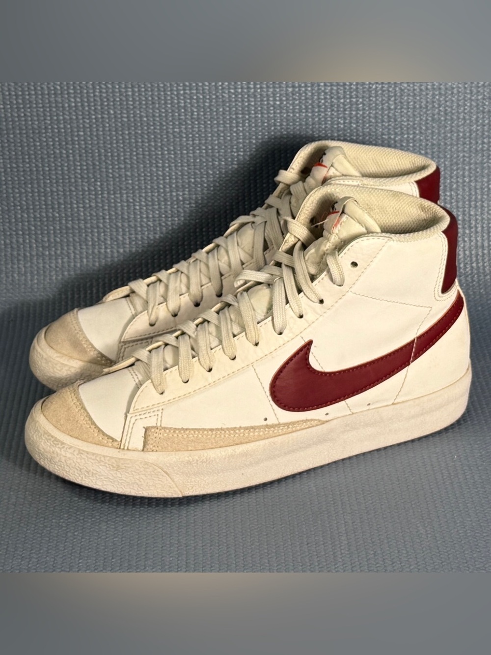 Nike Blazer Mid 77 DA4086-102 Red White Sneakers Size 6.5Y Size 8 Women